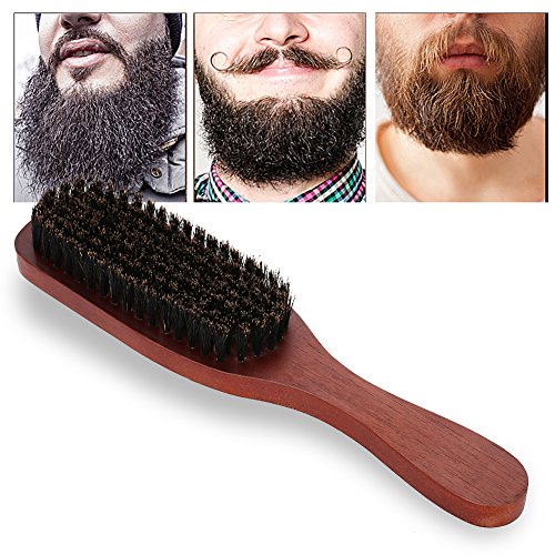 Sonew Beard Brush for Men, Men's Brush with Boar Bristles, Portable Wooden Beard Comb, Professional Beard Comb for Hairdressing Salon, Gifts for Men - NewNest Australia