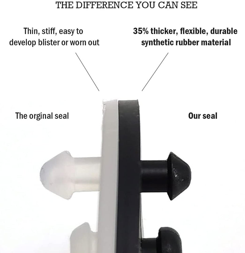 Flapper Seal Gaskets to Fix American Standard Vormax Toilet Leaking/Ghost Flush, Replace Part#7381424-100.0070A (2 Pack - Fix 1 Toilet) 2 Pack (Fix 1 Toilet) - NewNest Australia