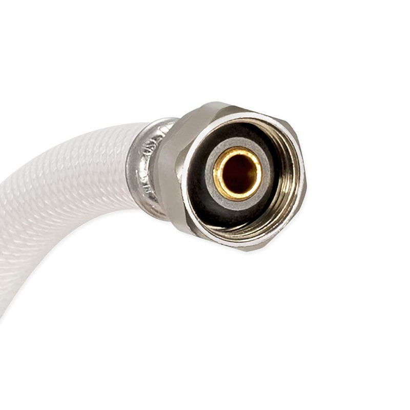 Eastman 48131 Flexible Faucet Connector, Reinforced PVC Braided Supply Line, 1/2-Inch FIP Outlet x 3/8-Inch Compression Inlet, 16-inch Length 16" Length - NewNest Australia