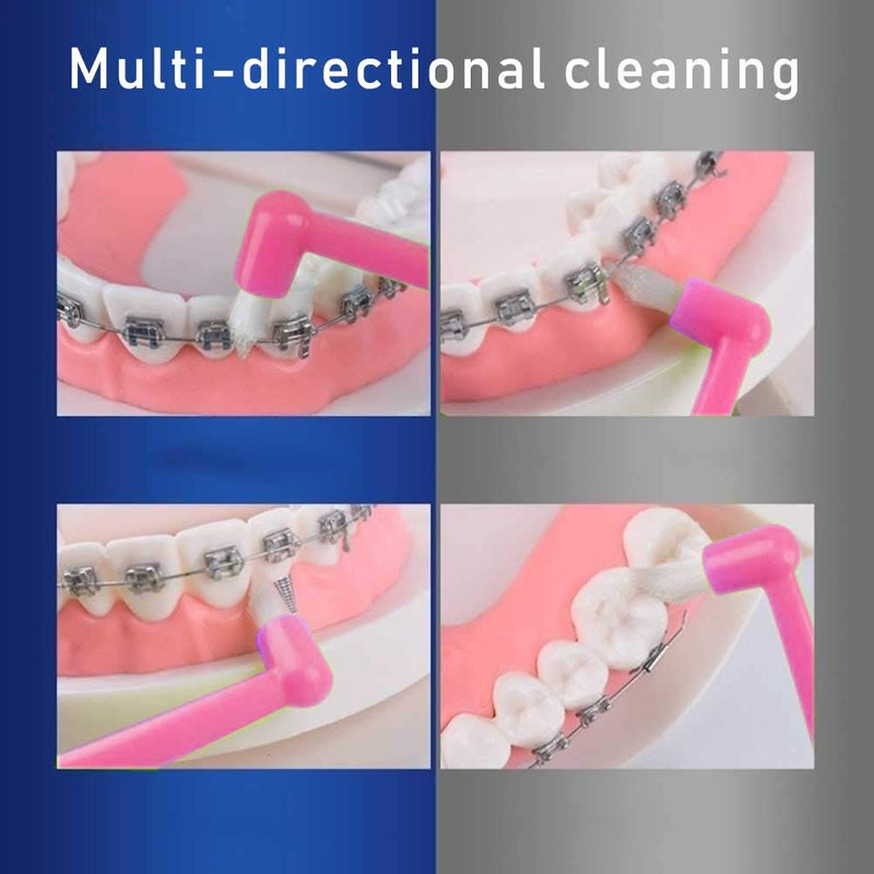 10 PCS Interspace Toothbrushes Soft Interdental Toothbrushes Gum Interdental Teeth Brushes Orthodontic Toothbrushes Dental Gap Brushes Single Tufted Brush Slim Interspace Brush For Braces Bridges 10pcs - NewNest Australia