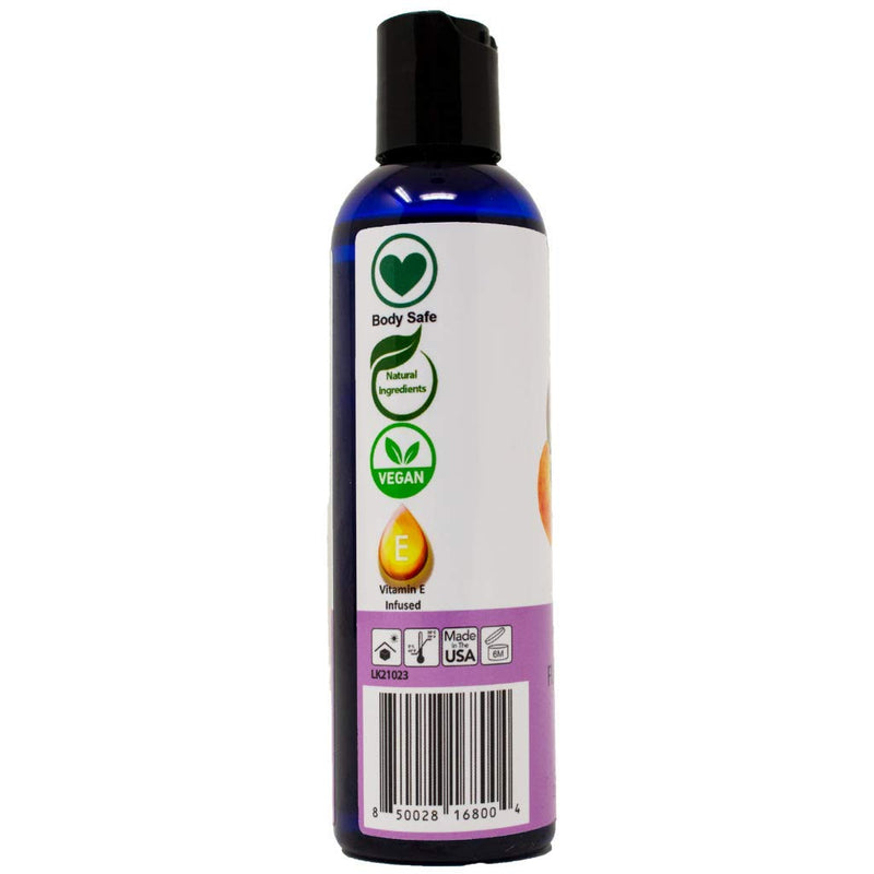 Peach Flavored Massage Oil for Couples – Edible Massaging Lotion with Vitamin E and Sweet Almond and Coconut Oil is Non Sticky and Gentle on Skin – Natural, Relaxing and Vegan (4 oz) - NewNest Australia