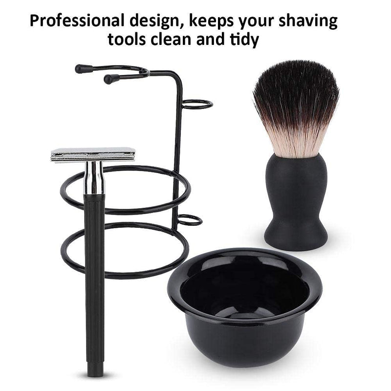 Shaving Kit 4 In 1 Men'S Shaving Set, Beard Shaving Set With Stainless Steel Razor, Universal Razor Holder, Shaving Bowl And Brush For Beard Care For Men Manual Shaving - NewNest Australia