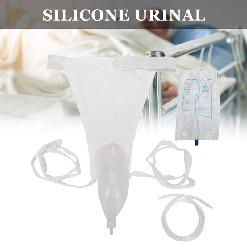 Silicone Urine Collector, Urine Collection Bag, Silicone Urinal, Urine Catheter Bags Silicone Urine Funnel Reusable Household Urine Funnel for Man Woman Elderly(elderly) - NewNest Australia