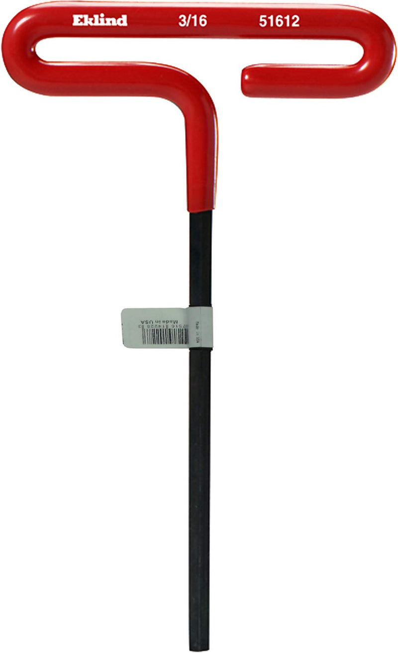 EKLIND 51612 3/16 Inch Cushion Grip Hex T-Handle T-Key allen wrench 3/16" - NewNest Australia