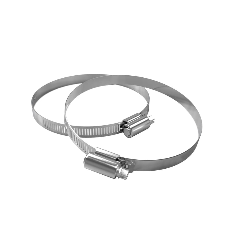 TerraBloom Flexible 4 Inch Ducting - Black 8 Feet Durable Aluminum Duct with 2 Clamps – 4 Layer HVAC Ventilation Air Hose - Great For Grow Tents, Dryer Rooms, House Vent Register Lines - NewNest Australia