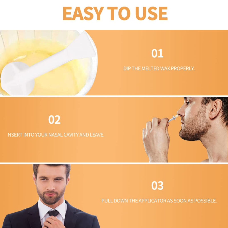 Nose Wax Applicators, Nose Wax Sticks, Nose Hair Wax Applicators, Wax Sticks Applicators, For Nostril Cleaning And Nose Hair Removal, Available For Men And Women - Pack Of 50 - NewNest Australia