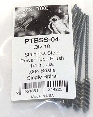 SCS-Tool 1/4 in Stainless Power Tube Brush 10 Pack - NewNest Australia