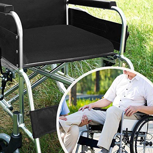 life hall Portable Seat Cushion Orthopedic Memory Foam Coccyx Lower Seat Cushion for Office Car Seats Back Pain Relief Cushion Great Office Chair Cushion (Black) Black - NewNest Australia