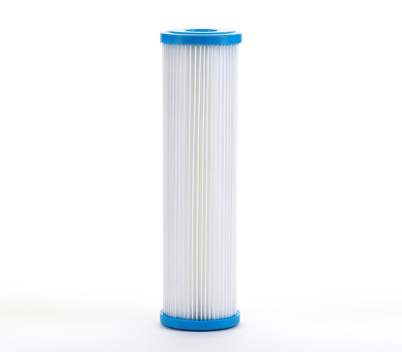 Hydronix SPC-25-1030 Universal Whole House Sediment Pleated Water Filter, Washable and Reusable, 2.5" x 10" - 30 Micron - NewNest Australia