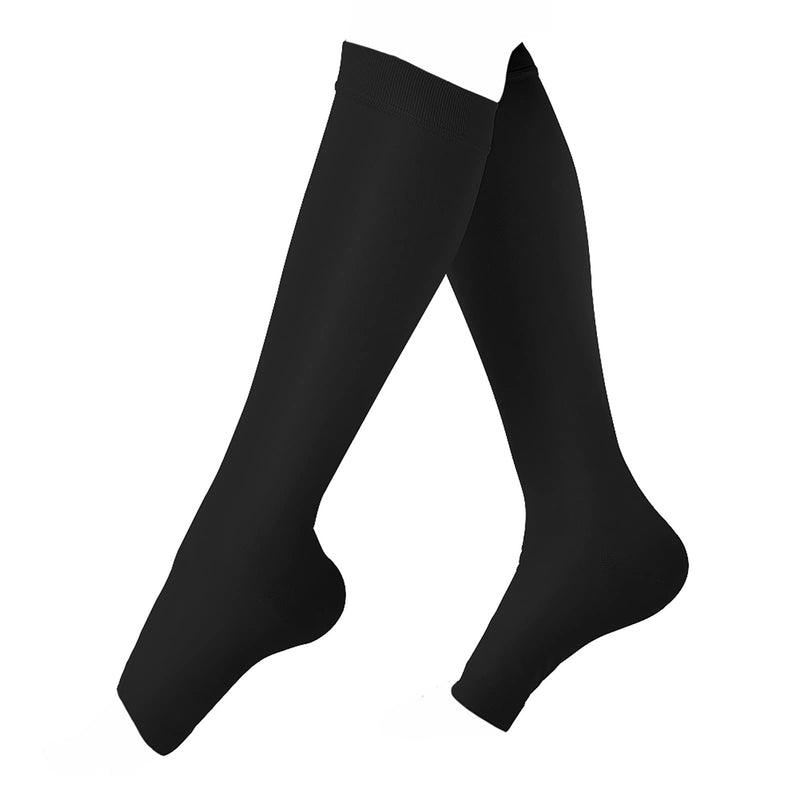 Women'S Compression Stockings, 20-30 Mmhg, Class 2 Calf Support Stockings, Medical Compression Socks, Thrombosis Stockings, Open Toe, For Varicose Veins, Calf Edema, Pain Relief - NewNest Australia