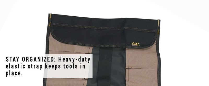 Clc Custom Leathercraft 1173 Socket Tool Roll Pouch, 32 Pocket - NewNest Australia