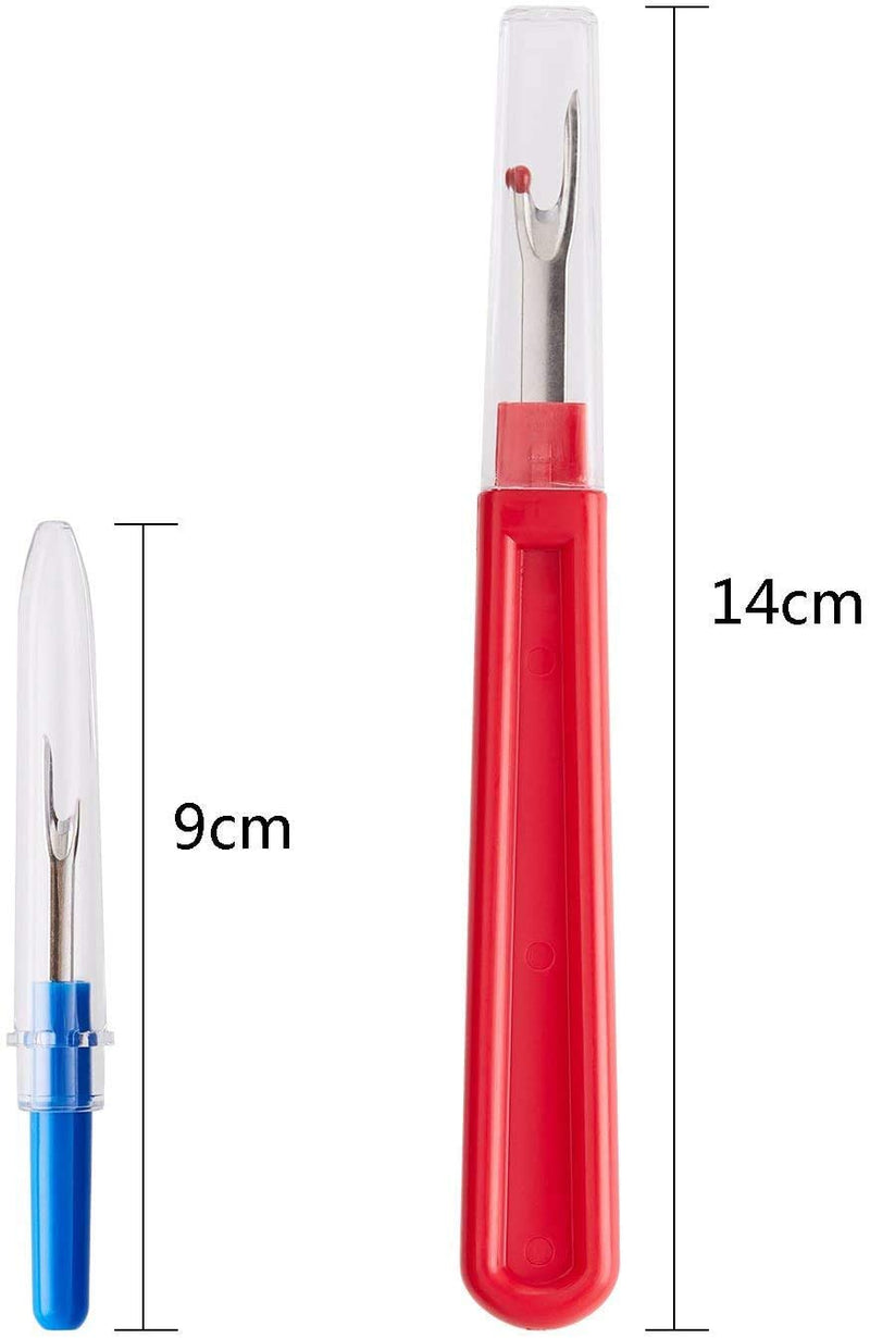 Seam Ripper, Sewing Stitch Ripper and Thread Remover Tool Kit, 2Big+2Small Thread Cutter and 1 Thread Snips (Blue) Blue - NewNest Australia