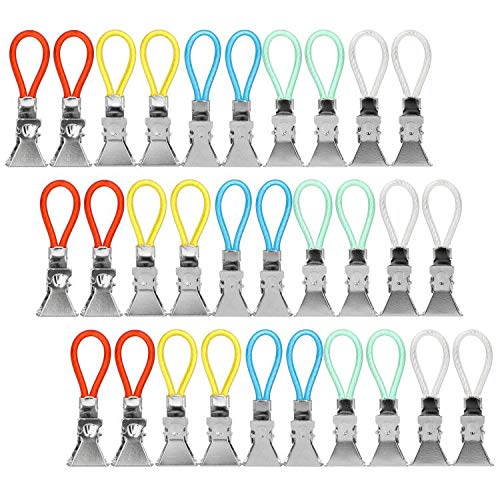 NewNest Australia - AKWOX (30-Pack) Kitchen Towels Clip, Tea Towel Holder Clips,Cloth Hook Clip Hangers for Home Kitchen Bathroom Cupboards Hanging Towels 