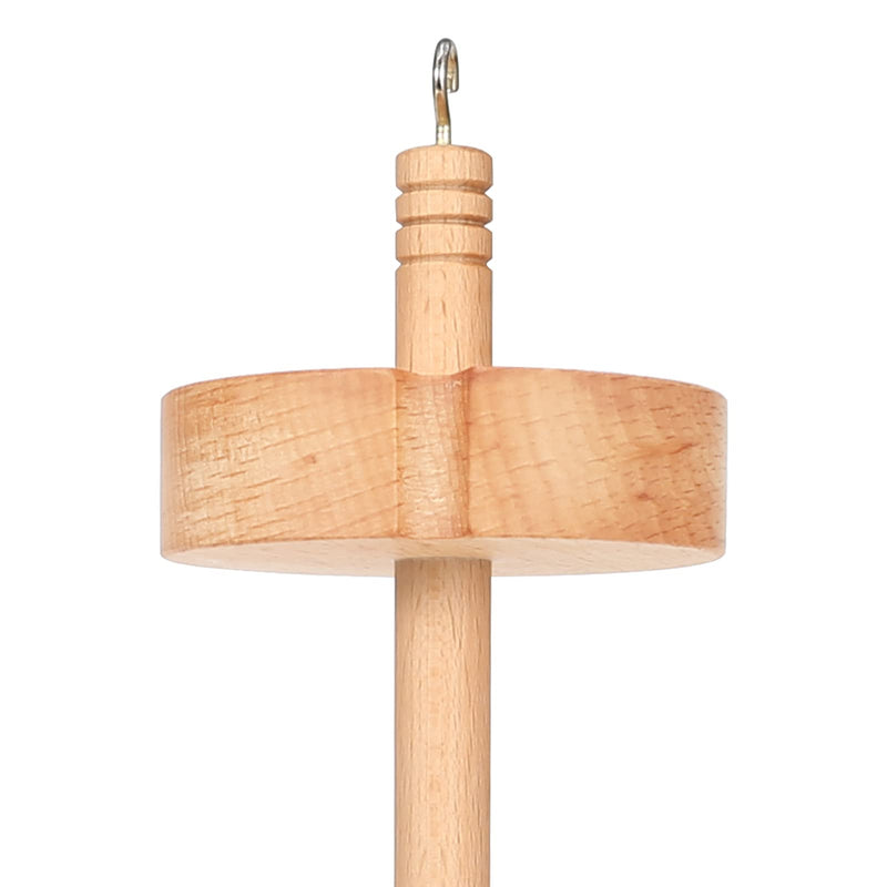 Finetoknow Drop Spindle Top Whorl Yarn Spin Hand Carved Wooden Tool for Beginners - NewNest Australia