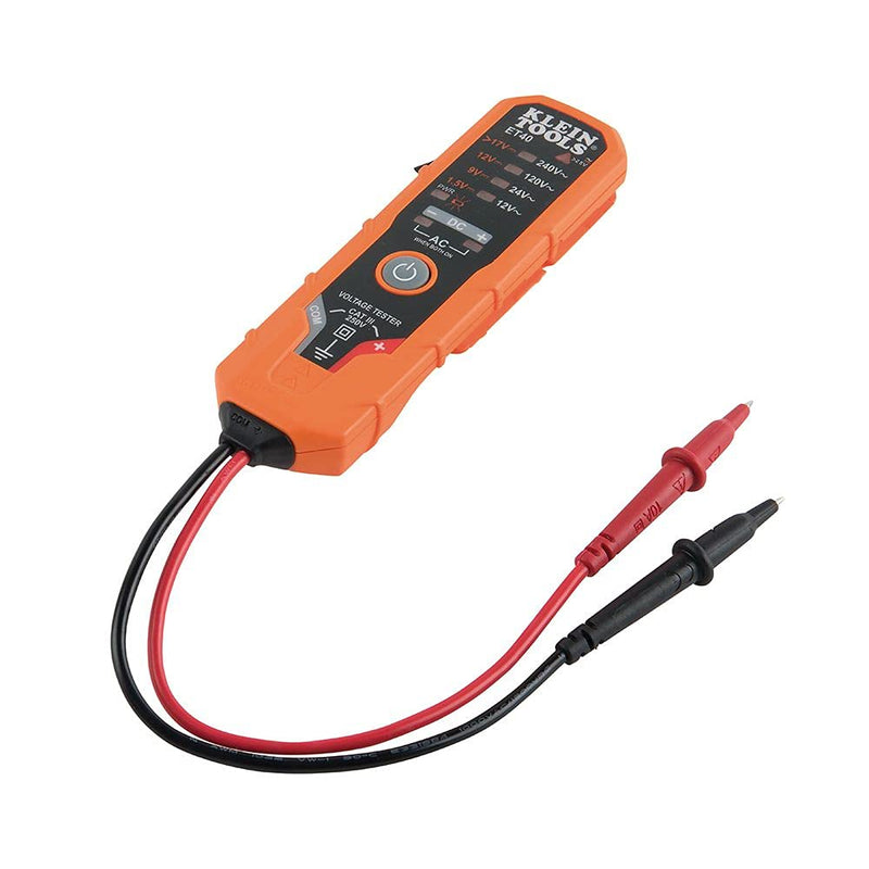 Klein Tools ET40 Voltage Tester, AC Voltage, DC Voltage, and DC Polarity, Low Voltage Tester Includes Batteries 12/240 V - NewNest Australia