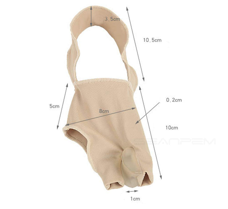 Bunion Straightener Protector Relief Sleeve w/Gel Bunion Stretchy Pads Cushioned Splint, Orthopedic Hallux Valgus Overlapping Corrector Bootie Guard Hammer Toe Pain Aid Surgery Treatment 2 Pc (L) L (Pack of 2) - NewNest Australia