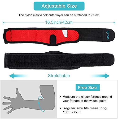 Zjchao Elbow Bandage Tennis Elbow Bandage Tennis Elbow Bandage Elbow Pads Volleyball With Extended Elastic Belt For Sprained Elbows, Arthritis, Tennis, Relieve Pain - NewNest Australia