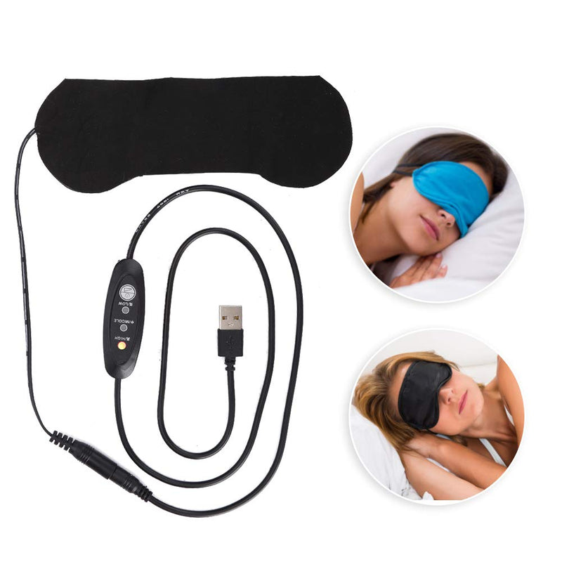 Portable USB Electric Heating Eye Patch Warm Therapeutic Treatment, Heated Eye Mask Heating PadsHot & Cold Therapies - NewNest Australia