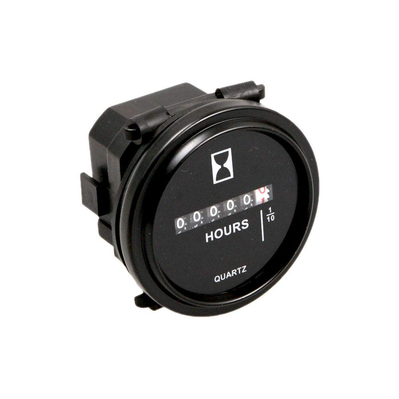 ATOPLEE Quartz Round Back Trim Ring Hour Meter Boat Tractor Generator Engine Mower Golf Cart ,Voltage: DC (6~80)V - NewNest Australia