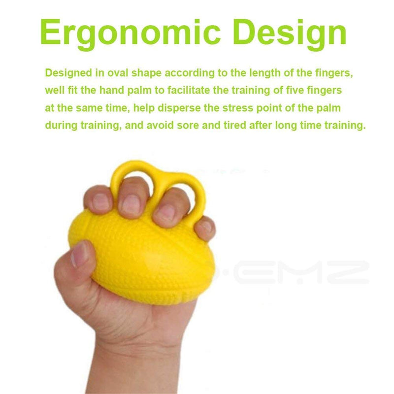 Finger Exerciser Ball, Finger Strengthener Training Silicone Squeeze Eggs, Hand Grip Strength Training, Forearm Wrist Stress Relief Ball, for Athletes Musicians Hand Strength Therapy Rehab Exerciser - NewNest Australia
