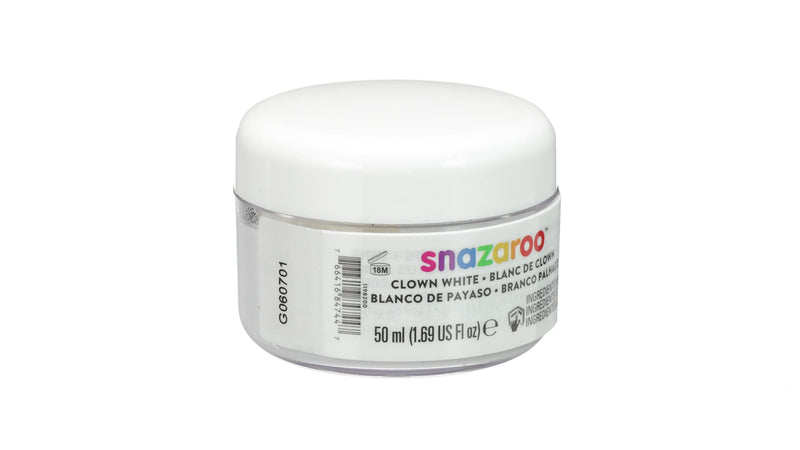 Snazaroo - 1198200 Face Paint Clown White, 50ml 1.69 Fl Oz (Pack of 1) - NewNest Australia