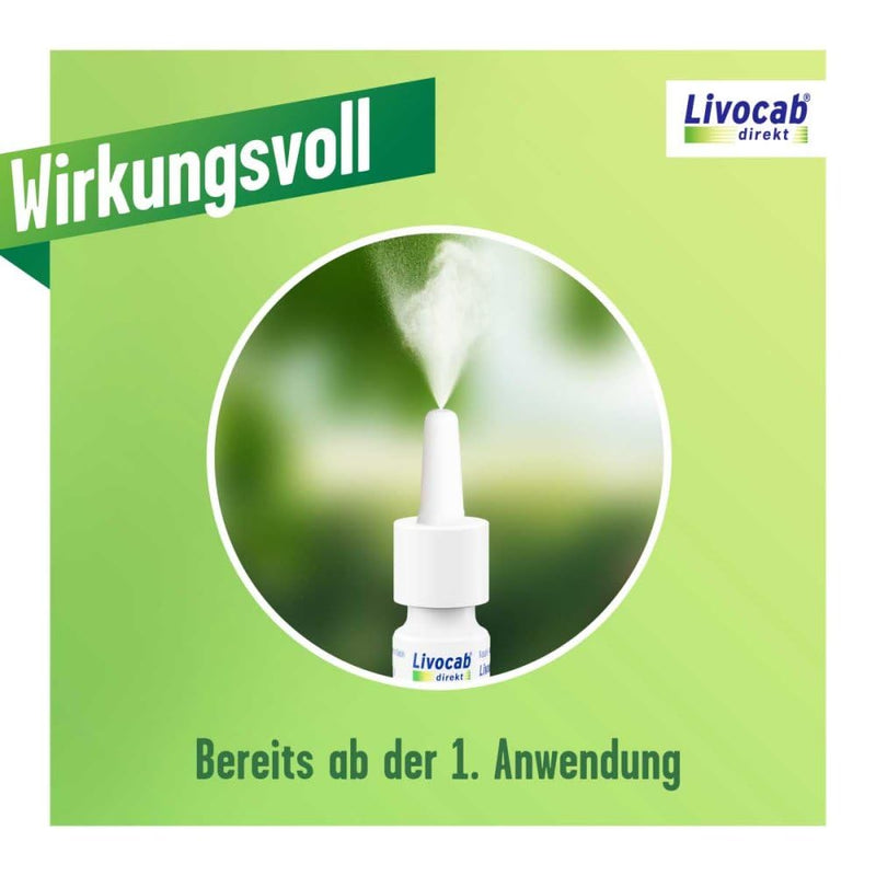 Livocab® direct nasal spray (10 ml) | Acute help for allergies | Quick help for allergic rhinitis | Effective from the first application 10 ml (pack of 1) - NewNest Australia