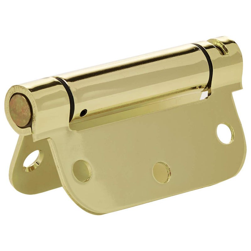 Amazon Basics Self-Closing Door Hinge, 3.5 Inch x 3.5 Inch, 1 Piece, Polished Brass - NewNest Australia