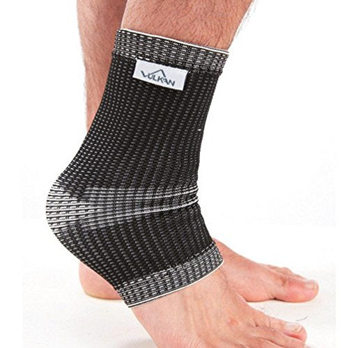 Vulkan Advanced Elastic Ankle Support, Small, Black, Manages Pain Caused By Weak Ligament And Joint Injuries, Comfortable And Conforming, Over-Rotation Protection (Eligible For Vat Relief In The Uk) - NewNest Australia
