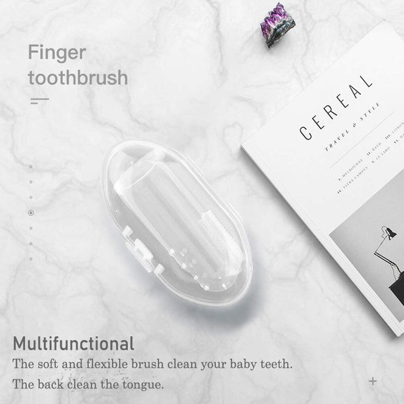 Baby Finger Toothbrush for Training Teething - Infant & Toddles & Lids Teeth Brush Soft Babies Toothbrushes Oral Cleaning Massager to Train Your Child Healthy Oral Habits -3 PCS - NewNest Australia