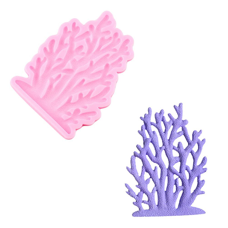 KuuGuu 5 PCS Coral Seaweed Silicone Mold,Coral Shape Fondant Molds for Chocolate, Chocolates Sea Creatures Candy Sugar Candy, Cake Decoration,Resin, Polymer Clay, Craft, Jewelry - NewNest Australia