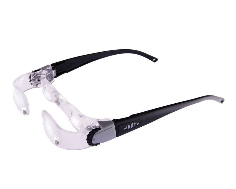 TV Television Magnifying Glasses 2.1X 0 to +300 Degree Goggles Binocular Glasses Handsfree Magnifier for Far-Sightedness Watching TV Eye Magnifier Presbyopia Presbyopic Magnifying - NewNest Australia