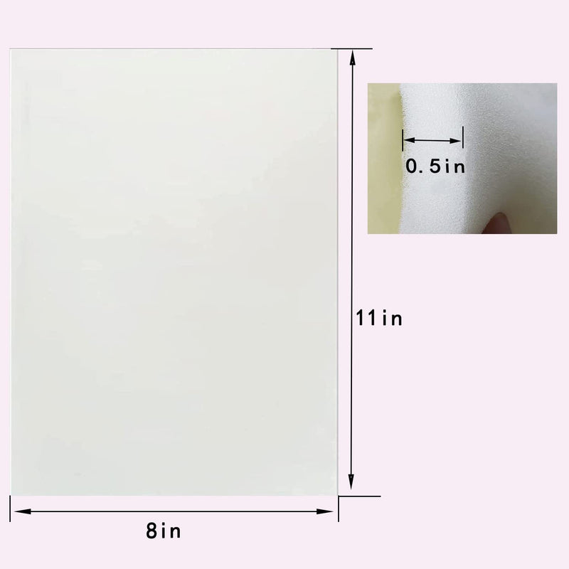 KAIHENG 4 Packs Lipo Foam Pads From Board Post Surgery 8''*11''*0.5'' Liposuction Surgery Foam Sheet Help with Post-Operative Liposuction, Abdominoplasty - NewNest Australia