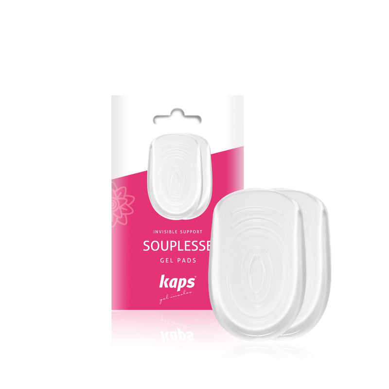 Souplesse Gel Heel Cups Pads, Heel Support Shoe Insoles Inserts, Relief Heel Spurs, Plantar Fasciitis and Achilles Tendinitis, for Men and Women, by Kaps (41-46 EUR / 7-12 UK Men) 41-46 EUR / 7-12 UK Men - NewNest Australia