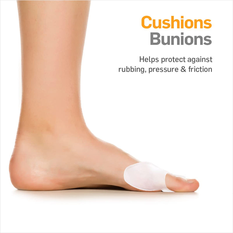 NatraCure Gel Bunion Guard, Corrector, & Toe Spreader - 1315-M CAT 2PK - (One Pair) - (For Pain Relief from Crooked Toes, Pressure, and Hallux Bunions) 1 Pair (Pack of 2) - NewNest Australia