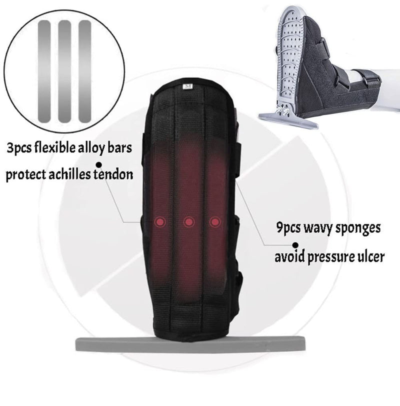 IBLUELOVER Drop Foot Night Splint Foot Drop Support boot Corrector Ankle fracture fixation Ankle Orthosis Stabilizer for Plantar Fasciitis Tendonitis, Broken Achilles Tendon,1pc Fit Left Right foot - NewNest Australia