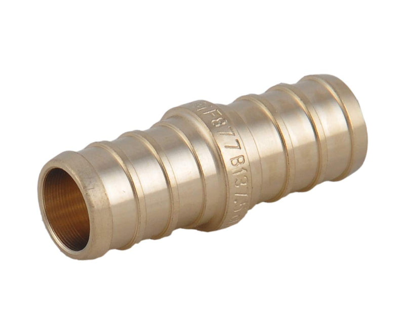 F1807 PEX Fittings - 1/2-in PEX Couplings in Lead Free Brass with cUPC certified (15-Pack) 15 1/2" Coupling - NewNest Australia