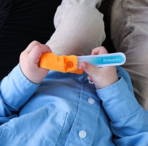 Newborn Baby Nail File 3 Pack with a Pouch, Genuine Czech Float Glass, Perfect Baby Shower Gift for Newborns, Toddlers, Infant, Babies & Young Children by Babygoal 3NF01 3nf01-us - NewNest Australia