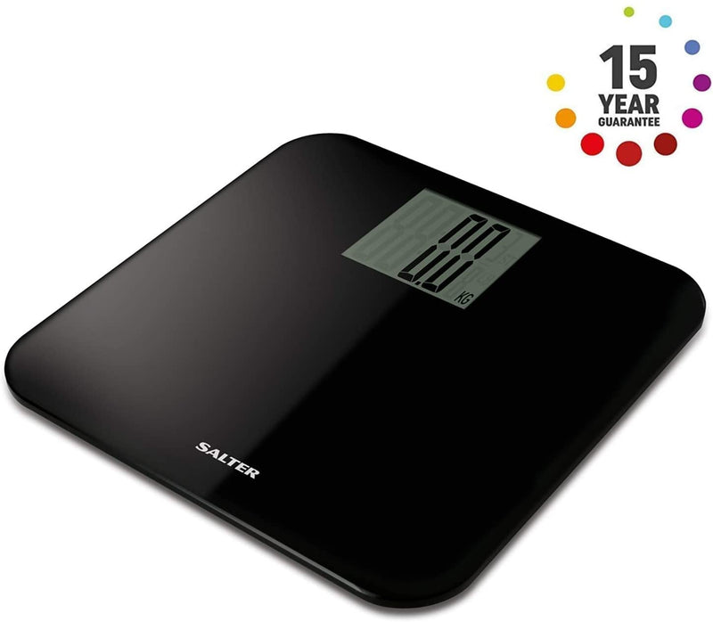 Salter 9049 Bk3R Digital Bathroom Scales - Electronic Body Weight Scales, 250Kg Capacity, Personal Scales With Large Platform, Instant Reading Step-On Technology, Precise Weight In Kg, St, Lbs - NewNest Australia