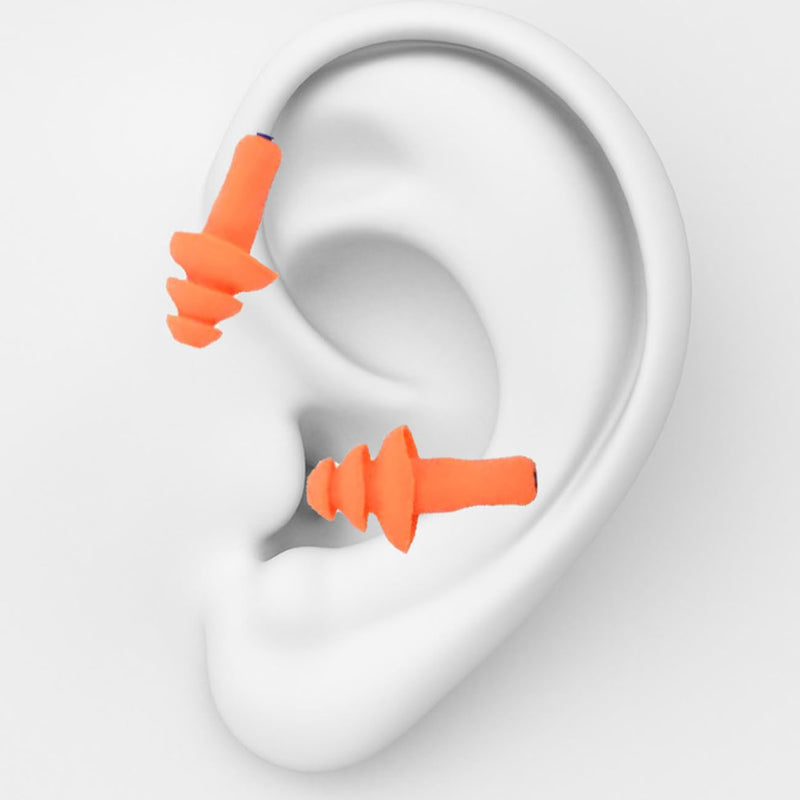 10 Pairs Of Silicone Ear Plugs, Swimming Ear Plugs, Sound Insulation Earplugs For Sleeping, Waterproof Earplugs, Noise Canceling Earplugs, Ear Plugs For Sleeping And Sound Insulation - NewNest Australia