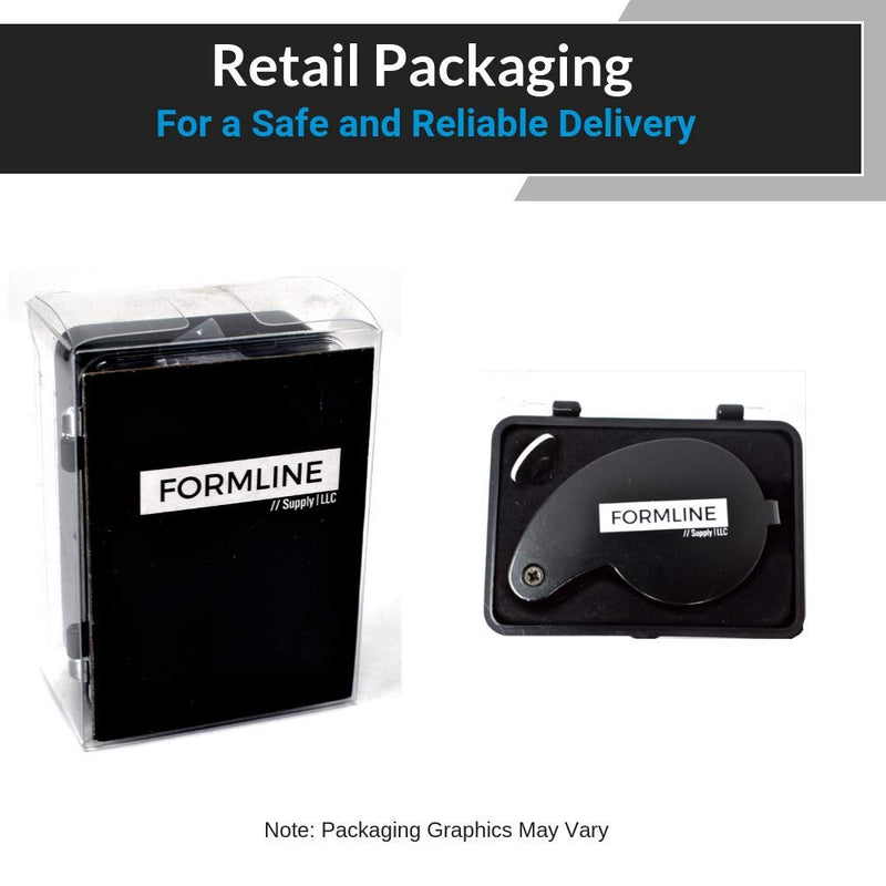 Formline Supply 40X LED Illuminated Jewelers Loupe/Trichome Scope Magnifier Good for Gardening, Jewelry, Antiques, Coins, Rocks, Stamps, Hobbies, Watches,Photos and Science (40X, Black/White) - NewNest Australia