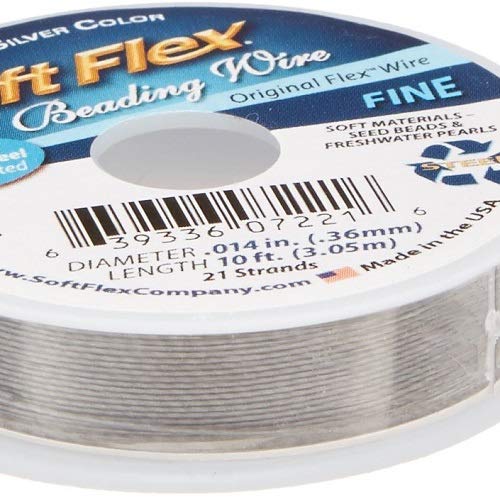 Soft Flex FW01410S Wire 21-Strand.014 x 10', Silver .014"X10' - NewNest Australia