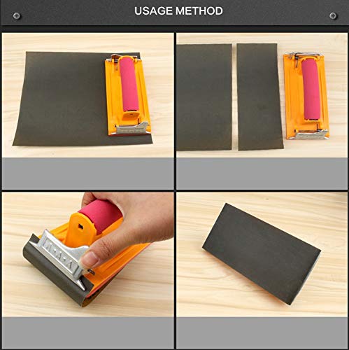 Sandpaper Variety Pack 120 to 3000 Assorted Grits Sand Paper 24 Pack Sandpaper + 1 Hand Sander, 9x3.6 Inch Sanding Sheets for Wood Furniture Finishing Glass Metal Sanding Automotive Polish - NewNest Australia