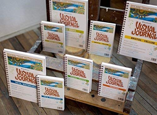 Strathmore 500 Series Visual Mixed Media Journal, 5.5"x8" Vellum, Wire Bound, 34 Sheets 5.5"x8" - NewNest Australia