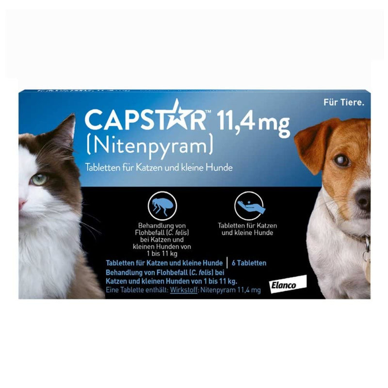 capstar 11.4 mg tablets for cats/small dogs 6 pcs - NewNest Australia