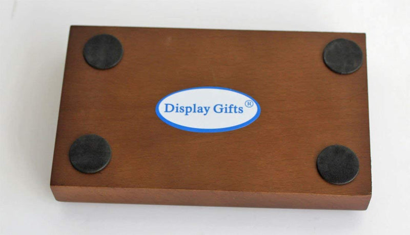 NewNest Australia - Challenge Coin Display Stand Rack Military Coin Holder (Walnut Finish) Walnut Finish 