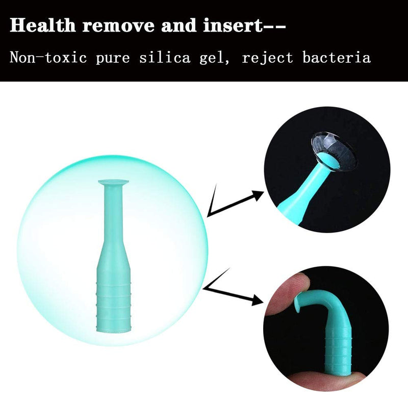 LeyJin 10 Pack Hard Contact Lens Remover & Insertion Tool,RGP Plunger for Hard Lenses(Green) - NewNest Australia