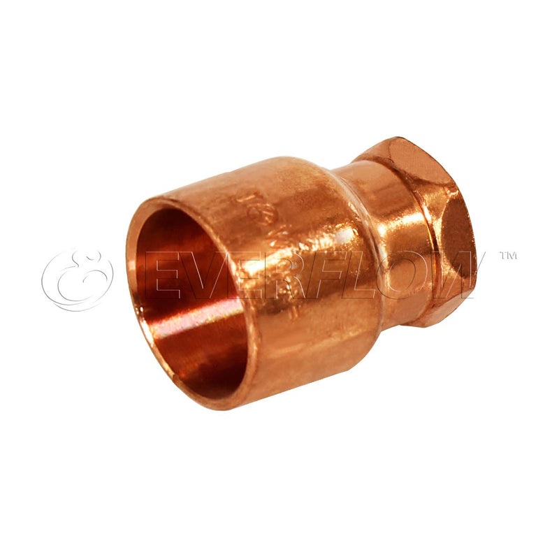 Supply Giant DDGA0121 Female Adapter Fitting with C X F Connections, 1/2 X 3/8, Copper - NewNest Australia