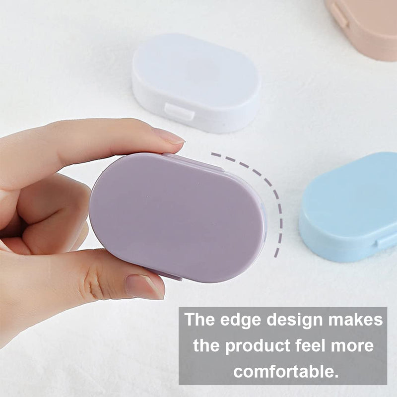 Pack Of 5 Portable Contact Lens Case Travel Set Mini Travel Contact Lens Case With Mirror Contact Lens Made Of Plastic For Contact Lenses Small Contact Lenses Accessories Case Portable Reusable - NewNest Australia