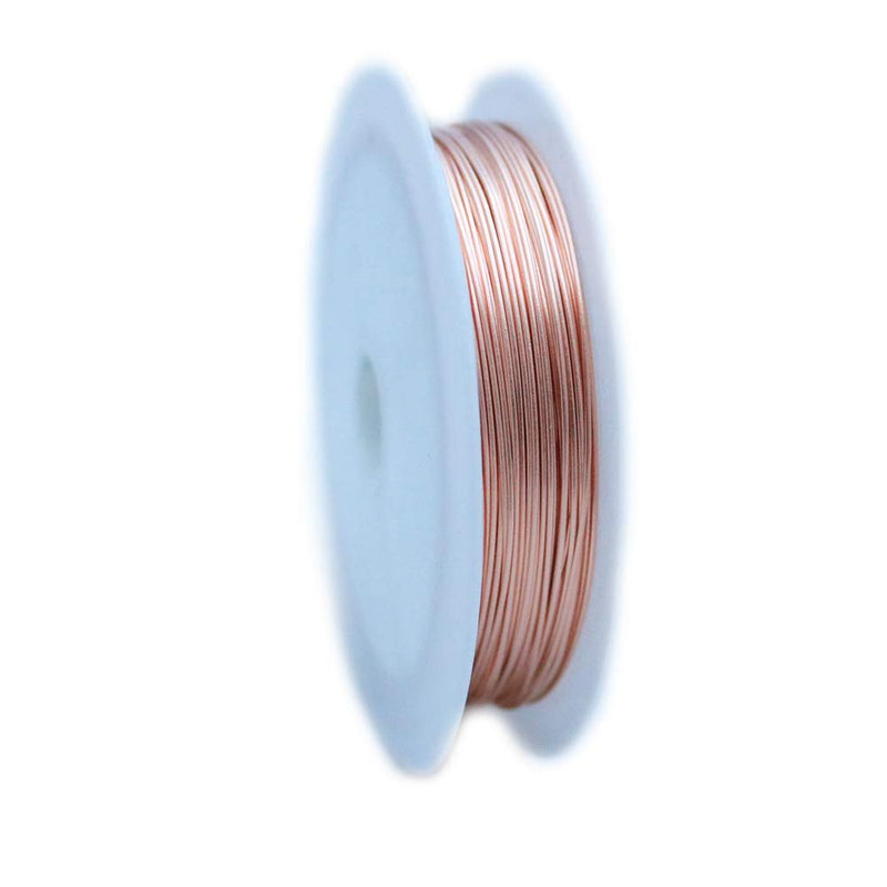 21 Gauge 99.9% Pure Copper Wire Dead Soft Half Round - 25 Feet by CRAFT WIRE 21 Gauge Copper 999 Pure 1 - NewNest Australia