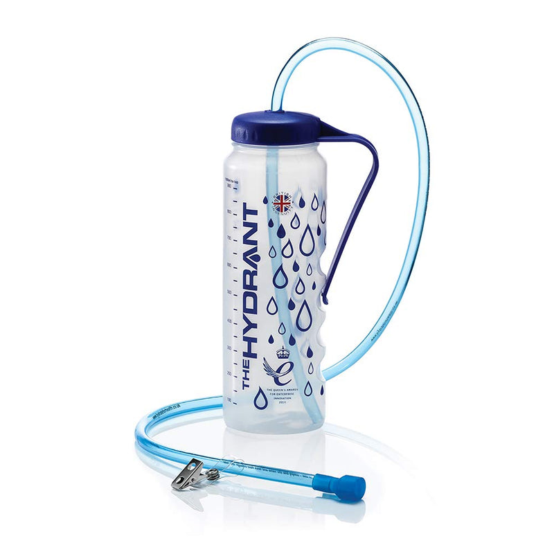 Hydrate for Health The Hydrant 1 L Drinking Bottle with Tube, Latex free (Eligible for VAT Relief in The UK) & NRS Healthcare Spare Tube and Valve for Hydrant Water Bottle + Tube and Valve - NewNest Australia